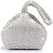 ANDI ROSE Luxury Full Rhinestone Trihedral Clutch Party Evening Designer Bags Purses Handbag