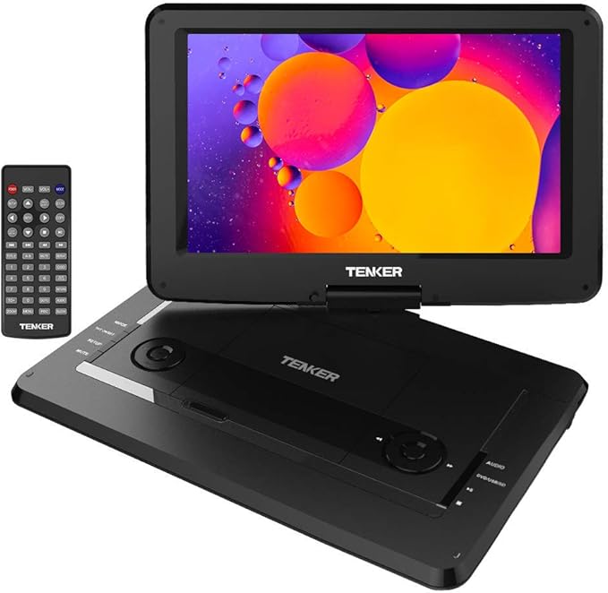 TENKER 17.9" Portable DVD Player with 15.6” Swivel Screen