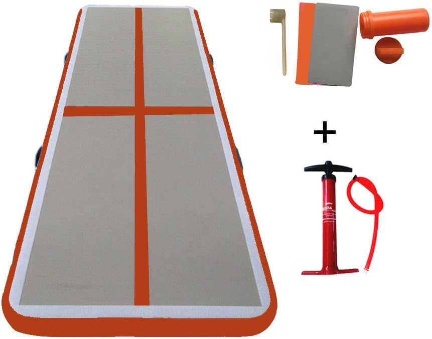 Inflatable Gymnastic Air Floor Air Track Tumbling Mat Training Mat Cheerleading for Home/Cheerleading/Beach/ Park/Water