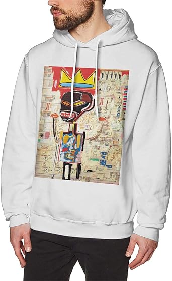 basquiat hoodie white