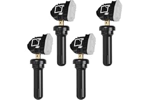JSUENG 13598772 TPMS Sensor, GM Tire Pressure Monitoring System Sensor for Chevy Silverado Buick Cadillac GMC Hummer Saturn SAAB, 315mhz Replaces 13586335 13598771 13581558 Set of 4