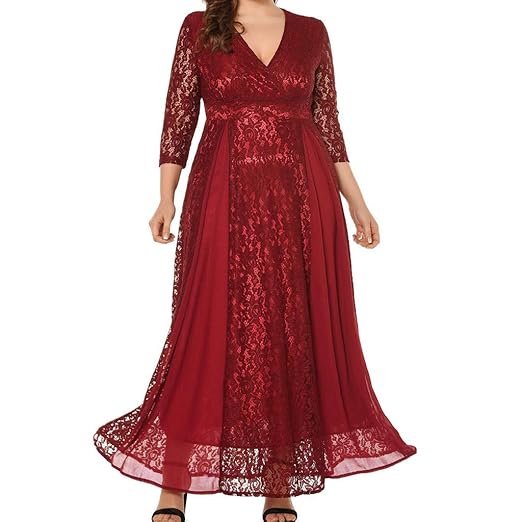 amazon abiti da cerimonia taglie forti