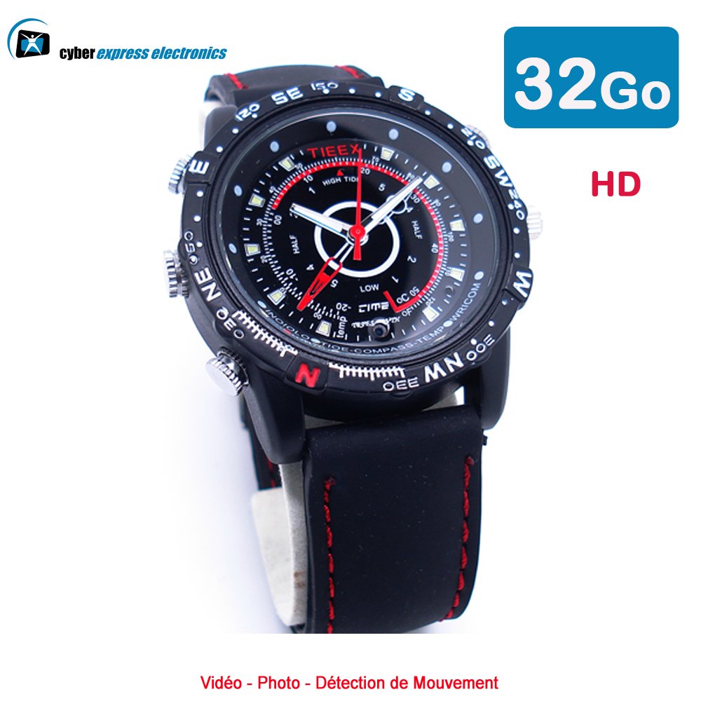 Cyber Express Electronics Dv04m32 Montre Mini Camera Cachee - 
