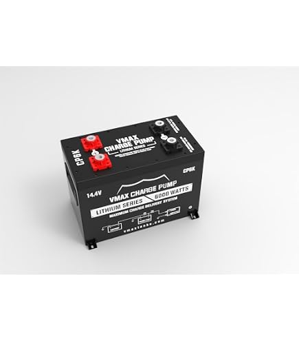 VMAX VCP18K 18,000W LTO Charge Pump - 14.4V Lithium Titanate Battery For 12V Car Audio Systems