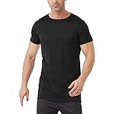 Idtswch Men's Tall T-Shirt Rash Guard UPF 50+ T-Shirt Quick Dry Swim Water Top Tee Short Sleeve Athletic Shirts