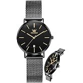 OLEVS Womens Watches Classic Dress Female Wristwatch Ladies Stainless Steel Lady Watch
