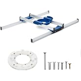 Router Sled Slab Flattening Jig &ndash; Precision Woodworking Jig for Flattening Wooden Slabs, End-Grain Cutting Boards &amp; Resin Projects &ndash; Durable Adjustable Router Guide Rail System, Fits Most Routers
