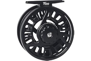 M MAXIMUMCATCH Maxcatch Tino Fly Fishing Reel, Large Arbor All Aluminum with CNC Cutting Trout Fly Reels, 3/4 5/6 7/8wt