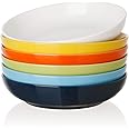 Sweejar Ceramic Pasta Bowls Set, 23 OZ for Salad, Soup, Cereal, Set of 6 (Multi)