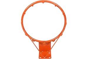 Replacement Basketball Rim, Wall Door Mounted Basketball Hoop, 13.78 Inch Indoor Outdoor Hanging Rim Goal Outside