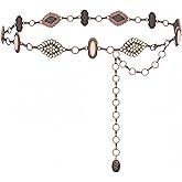 Montana West Rustic Couture's Large Western Concho Metal Belts for Women Cowgirl