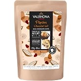 Valrhona Finest Milk Chocolate Chips for Baking - 32% Cocoa, A Perfect Fusion of Premium Cocoa and Milk Flavor, These Gourmet Chocolate Chips are Ideal for Cookies, Muffins, Brioches, and Pastries