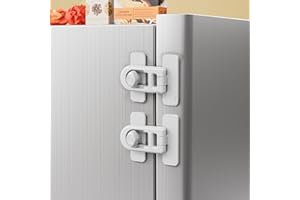 CMINGJ（2 pack） Child Safety Lock for Baby, Child proof Refrigerator Lock, for Fridge, Cabinets, Drawers, Dishwasher, Toilet a