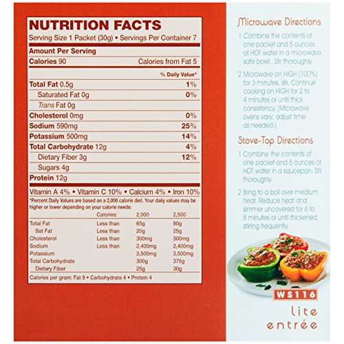 2 WonderSlim+Low+Carb+Protein+Vegetarian+Servings