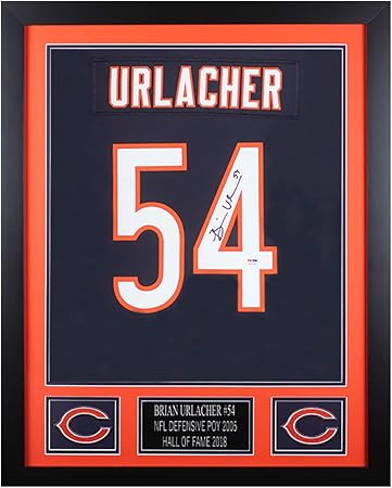 brian urlacher autographed jersey