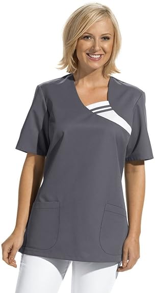 Leiber Damen-Schlupfjacke 1/2 Arm 08/1255 mit kontrastfarbigem Einsatz