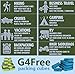 G4Free Packing Cubes 6pcs Travel Accessories Organizers Travel Packing Bags