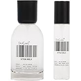 DedCool, Eau de Parfum 15 mL &amp; 1.7 fl oz Bundle, Xtra Milk | Bergamot, white musk &amp; amber, clean unisex scent, full plus travel size, non-toxic &amp; vegan