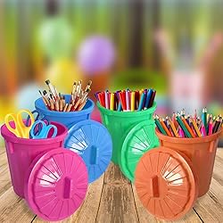 ArtCreativity Large Trash Cans Set with Lids, Set