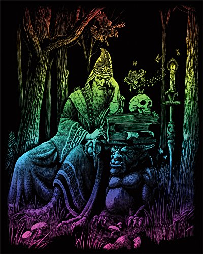 Royal Brush RAINFL-20 Rainbow Foil Engraving Art Kit, 8 by 10-Inch, Wizard