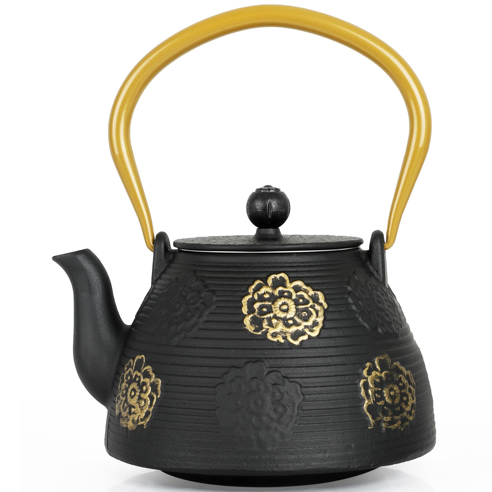 Ufine Cast Iron Teapot with Infuser for Loose Leaf