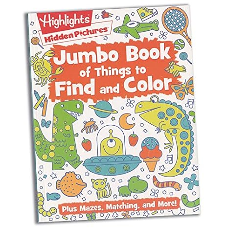 Amazoncom Highlights Hidden Pictures Jumbo Book Of Things - 