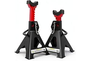 YATOINTO Jack Stands 3 Ton (6,600 LBs) with Double Pin Locking, Car Jack Stand 11.22"-16.54" Adjustable with Rubber Pads, Jack Stands for Trucks,Home,Garage, SUV, Pickup,Car,UTV/ATV,1 Pair
