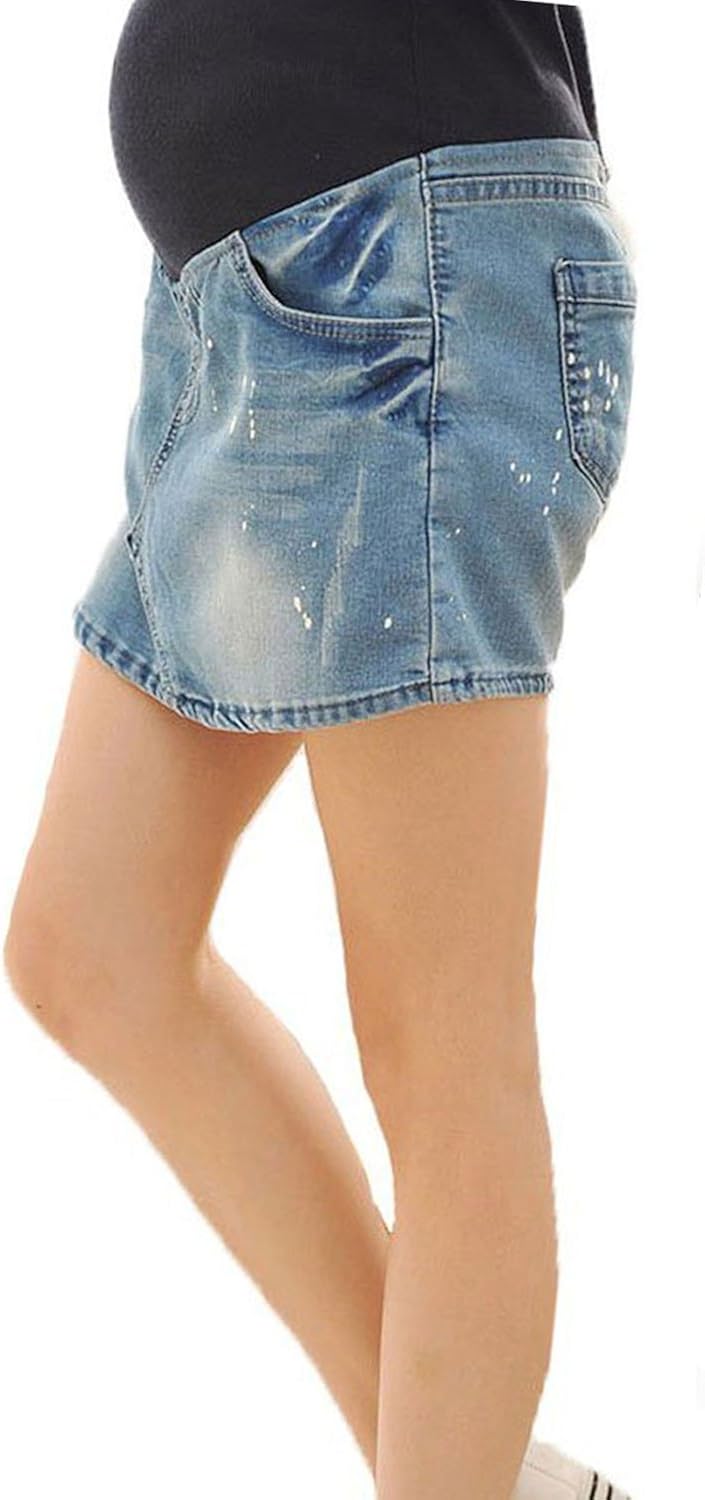Amazon Co Jp Mika Maya マタニティ デニム ショートパンツ 大きいサイズ スカート 風 妊婦 服 青 Xlサイズ 服 ファッション小物 Amazon Co Jp Mika Maya マタニティ デニム ショートパンツ 大きいサイズ スカート 風 妊婦 服 青 Xlサイズ 服 ファッション小物