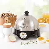 Nutri-Q Egg Cooker 7 Eggs Omelette Poacher Tray Stainless Steel 360W view 3