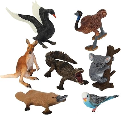 Amazon.com: ericoo Animal Juguetes Set Recurso educativo alta simulación Australiano – Figuras de animales anim005: Toys \u0026 Games