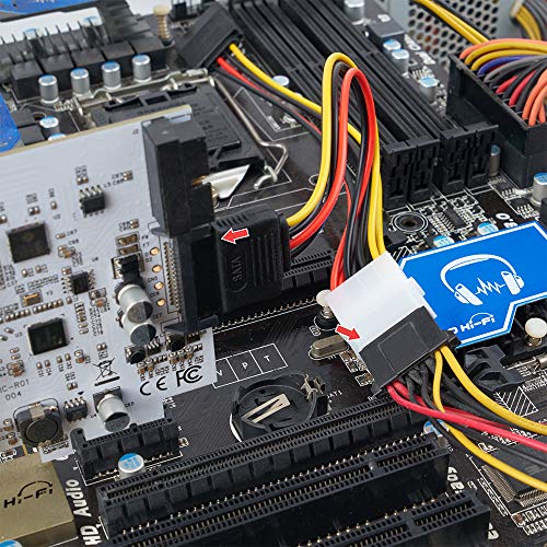 QNINE 5 Ports PCIe USB 3.0 Card 20 pin, 4 x USB A + 1 x USB C, USB 3.0 PCIe Expansion Card Include a USB 3.0 Front Panel Expansion Bay and 2 Power Cables
