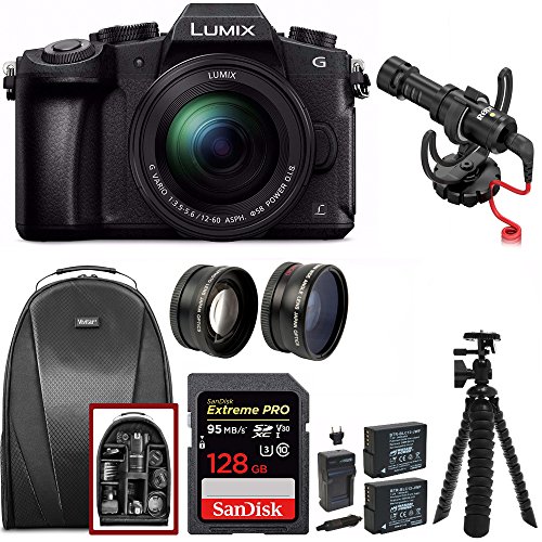 Panasonic-LUMIX-G85MK-4K-Mirrorless-Interchangeable-Lens-Camera-Kit-12-60mm-Lens-w-Rode-Video-Micro-128GB