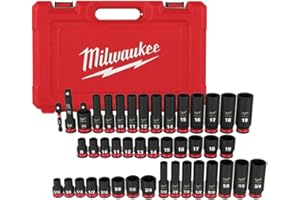 Milwaukee Electric - 43PC IMP Duty 3/8DR SAE Metric DP 6-PT Socket SE