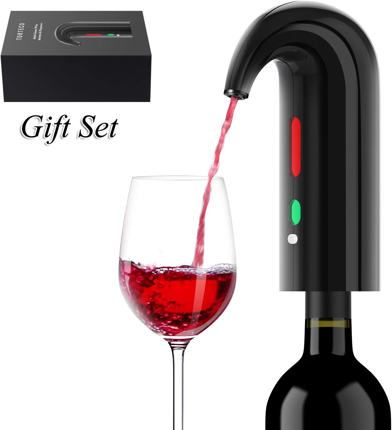 Torteco Wine Aerator, Electric Wine Aerator Pourer