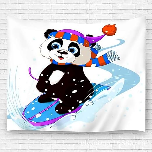 EU Tapiz de Arte de Pared Alfombras de Pared Punda Lindo Trineo