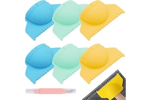 CANUMER 2025 New 6PCS Edge Stitch Lock and Sewing Gauge, 3mm/4mm Silicone Edge Sewing Lockranding Tool with Needle Threader Seam Ripper Tool, Seam Guide Ruler, DIY Sewing Tools for Quilting Hemming