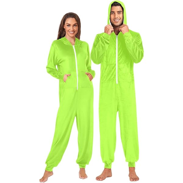 リノ パジャマ Amazon.com: UMIRIKO Chartreuse Adult Onesie Pajamas for Men