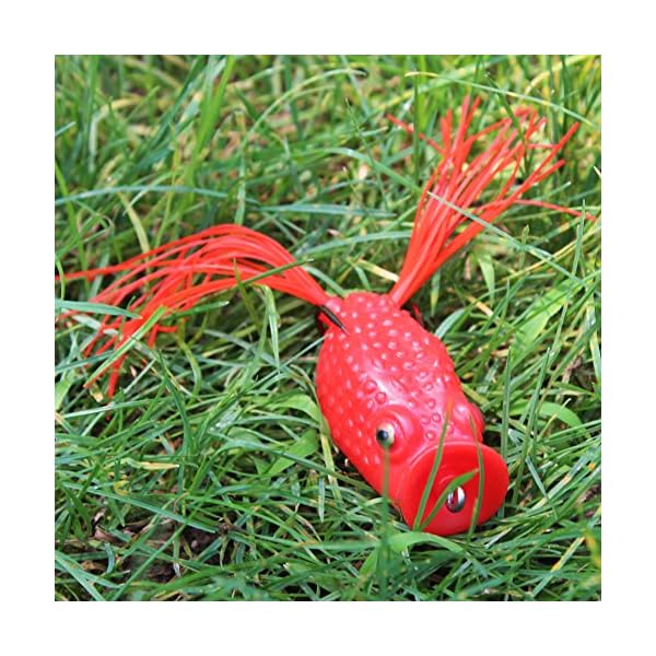 Sougayilang-Topwater-Frog-Rat-Soft-Swim-Crankbait-Fishing-Lures-with-Plastic-Box-Pack-of-6pcs