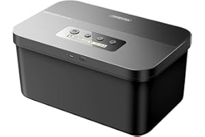 Vaydeer Safe Timed Lock Box, Phone Lock box with Timer Unplug from Phones, Video games, Social media, Snacks&Cravings,Self-Co