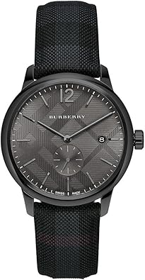 burberry check stamped bracelet watch
