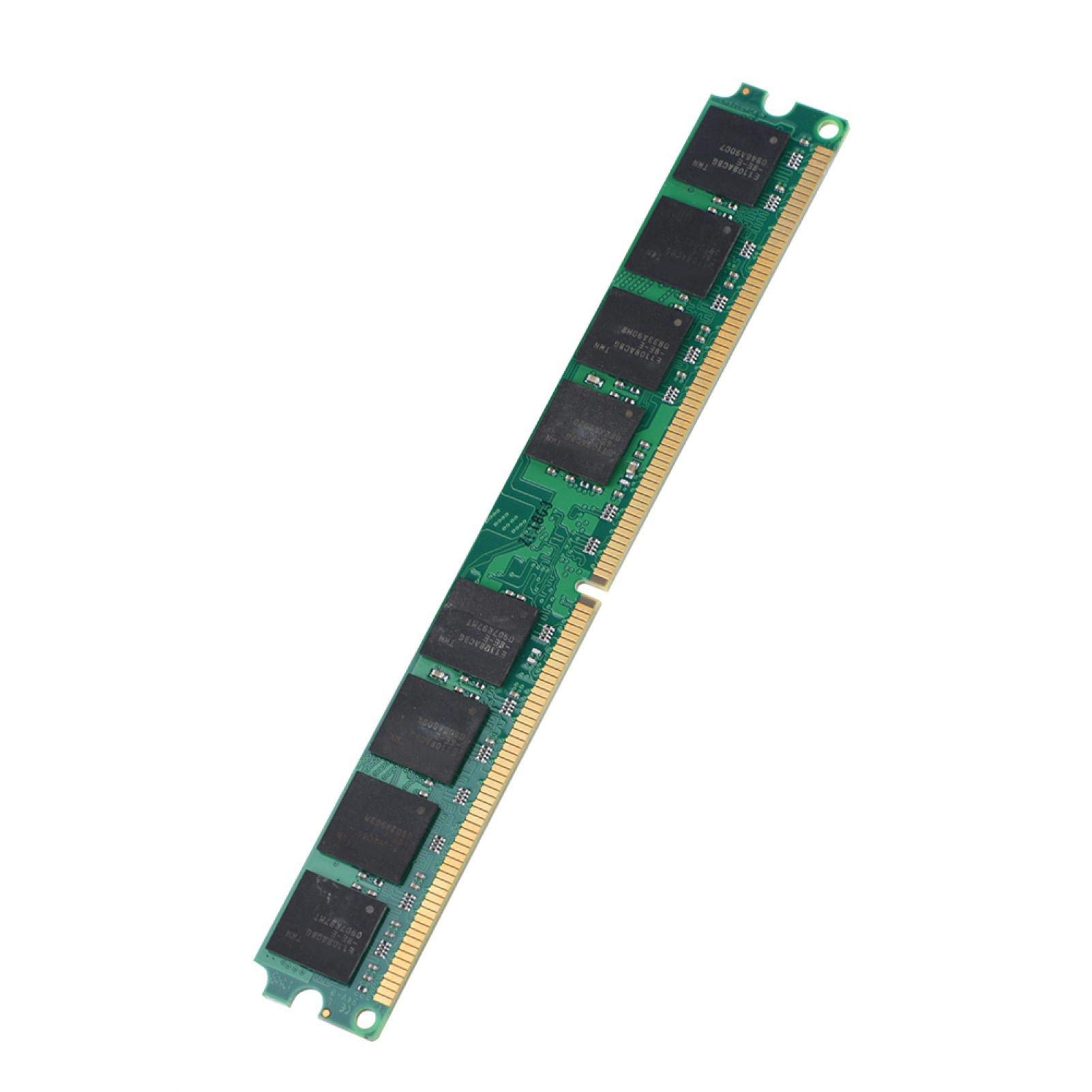 cigemay Computer Memory Kit, 2G 800MHz PC2-6400 PC Memory Ram 240Pin Module Board Memory Ram, for Intel/for AMD