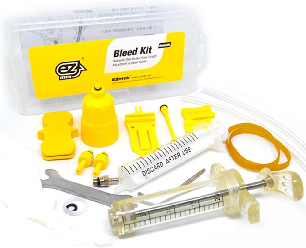 Catazer Bicycle Hydraulic Brake Bleed Tool Kit Shimano, Tektro,Magura Brake System Use Mineral Oil Brake（Oil not Included ）