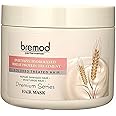 Bremod Performance Wheat Protein Hair Mask Intensive Repair Treatment for Color-Treated，Damaged Hair Strengthens, Boosts Elasticity, Adds Volume, Locks in Moisture 16.9 Fl Oz