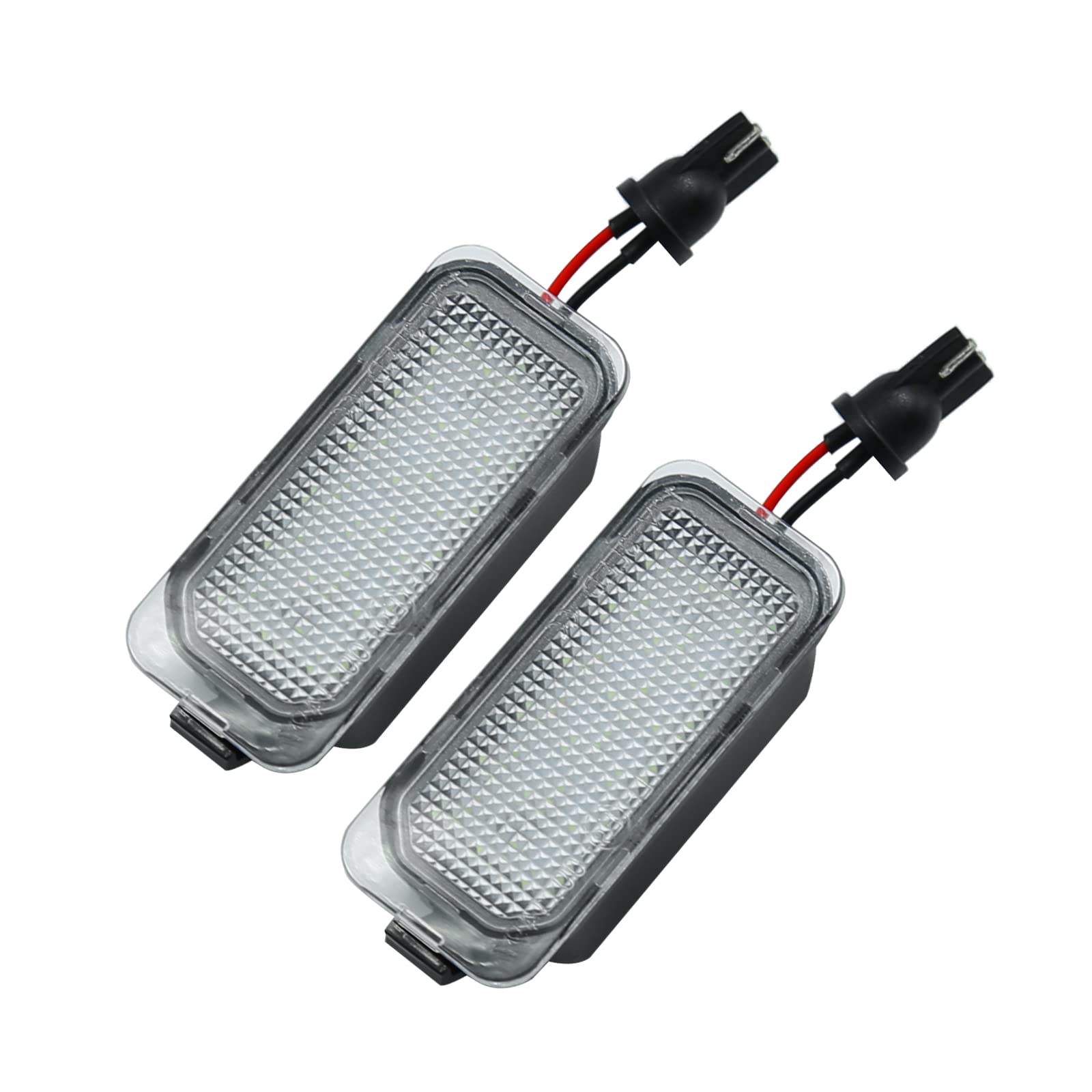 Hoypeyfiy Number Plate lights LED Rear Licence Number Plate Lamps for J-aguar XJ XF Fiesta F-ocus S-MAX Grand C-max M-ondeo K-uga Galaxy,Canbus 6000K Xenon Cold White(2 Packs)