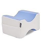 cooloo8 Leg Pillow for Side Sleeping, Knee Pillow for Side Sleepers,Knee Pillow, Sciatica Pain Relief, Smooth Spine Pillow for Sciatica, Back, Hip Pain Relief (Blue)-1PCS
