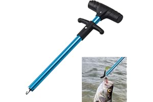 Blue Fishing Plier Tools Fisihing Hook Remover T-Shape Aluminum Extractor Squeeze-Out Fish Hook Tools Fishing Accessories 1Pa