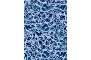 Generic Stock Tank Pool Liner - Galvanized Stock Tank Protective Liner (6ft Round), Ocean Blue Wave, STL6-OBW