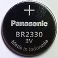 Panasonic BR2330 Battery, Lithium, 3v, 255mah, Coin cell