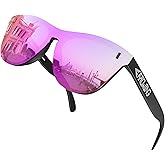 ROCKNIGHT HD Polarized UV400 Protection Anti Glare Sunglasses TR90 Frame Lightweight Beach Driving