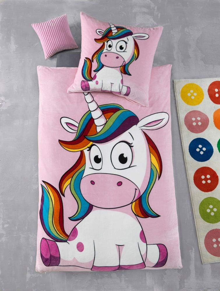 Homemissing Einhorn Bettwäsche Set 135x200cm - Magische Träume Für Mädchenzimmer